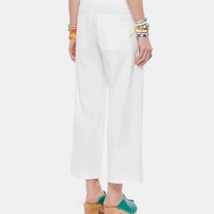 grande popularité Vanessa Bruno Pantalon Helias Coton Blanc 16