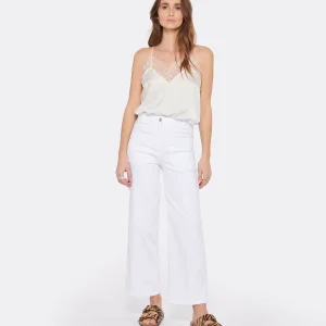 pas cher Vanessa Bruno Pantalon Helias Coton Blanc 11