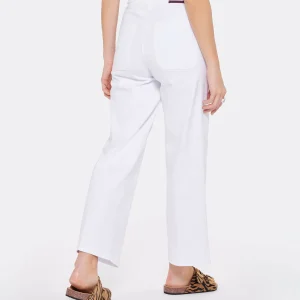 pas cher Vanessa Bruno Pantalon Helias Coton Blanc 15