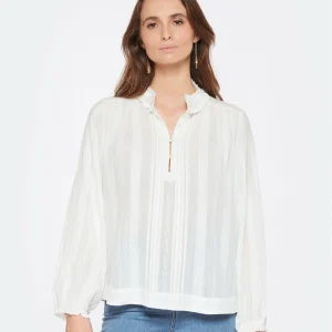 en ligne Vanessa Bruno Blouse Prado Coton Blanc 11