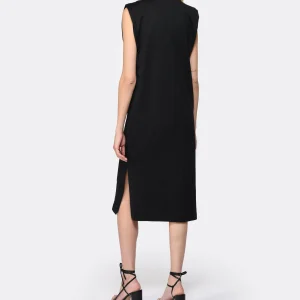 magasin Vanessa Bruno Robe Apollonia Coton Noir 9