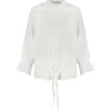 Vanessa Bruno Blouse Viva Coton Blanc pas cher 19