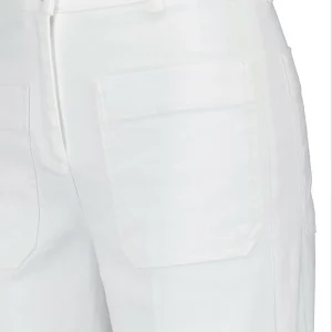 pas cher Vanessa Bruno Pantalon Helias Coton Blanc 9