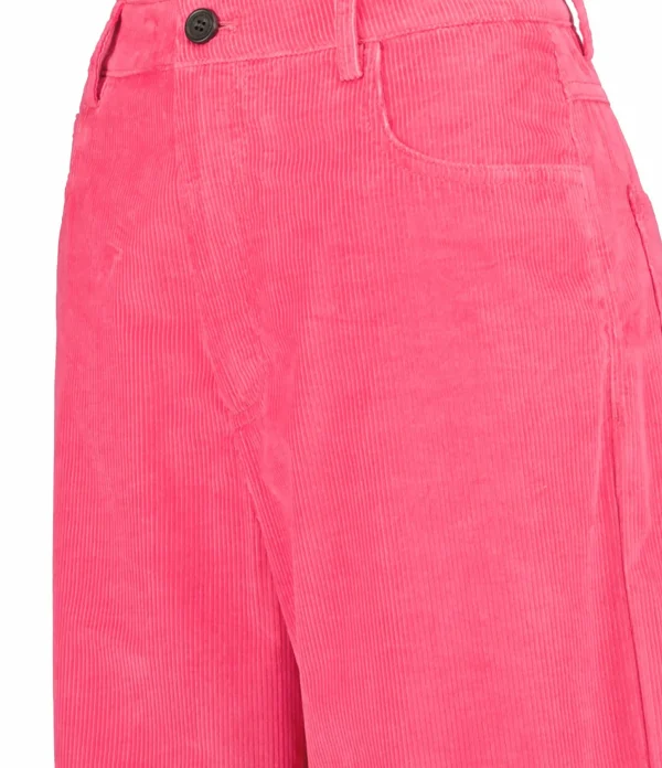 soldes ligne Vanessa Bruno Pantalon Tybalt Coton Fushia 3