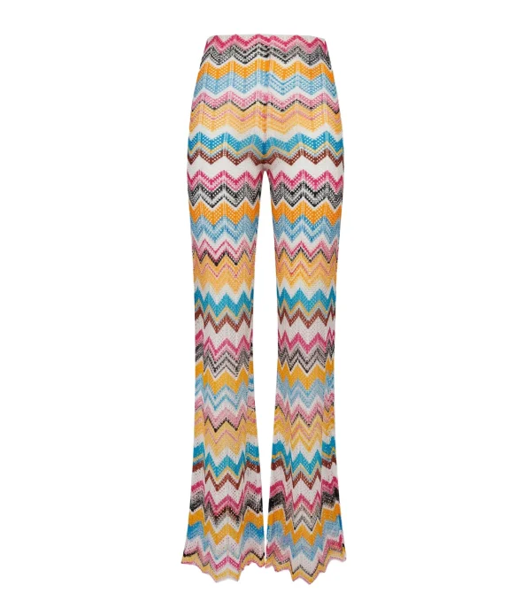 Missoni Pantalon Maille Multicolore destockage 1