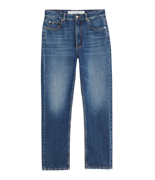 dernière tendance IRO Jean Shama Coton Bleu Foncé 1