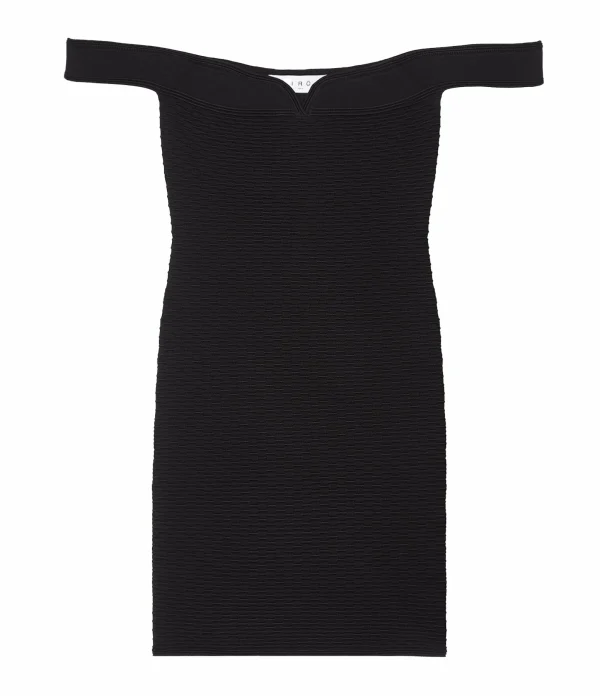 magasin paris IRO Robe Nunzia Noir 1