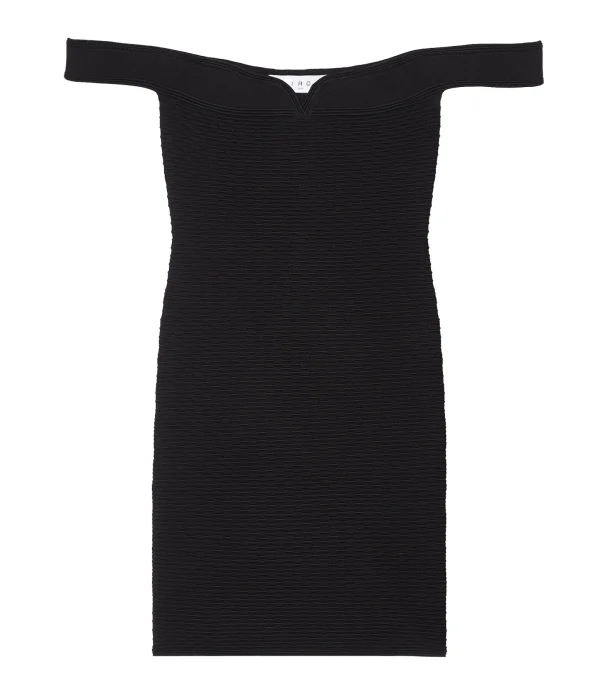 IRO Robe Nunzia Noir bas prix 1