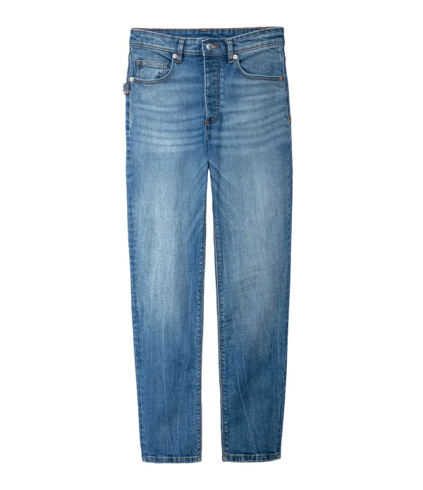 Top ventes Zadig & Voltaire Jean Mamma Denim Coton Bleu 1