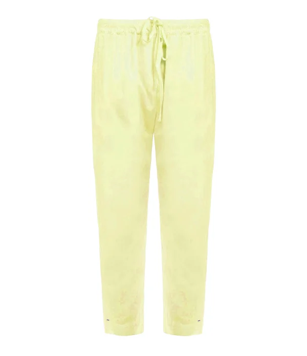 vente en ligne pas cher XIRENA Pantalon Draper Coton Jaune 1