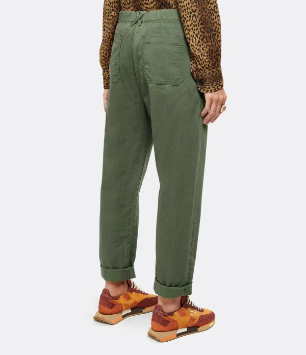 Nouveau XIRENA Pantalon Tucker Coton Surplus Kaki 6