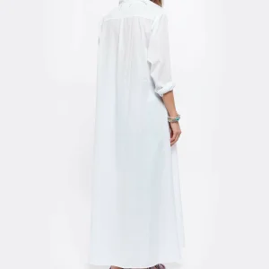 en ligne XIRENA Robe Boden Coton Blanc 12