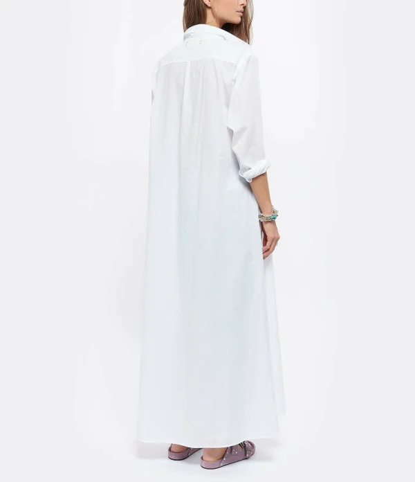 en ligne XIRENA Robe Boden Coton Blanc 5