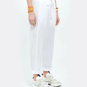 en ligne XIRENA Pantalon Fin Draper Coton Blanc 13