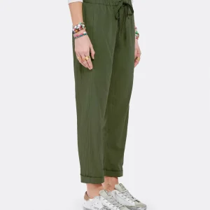 soldes en ligne XIRENA Pantalon Fin Draper Coton Vert Aloe 13