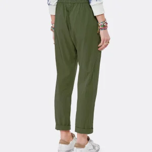 soldes en ligne XIRENA Pantalon Fin Draper Coton Vert Aloe 15