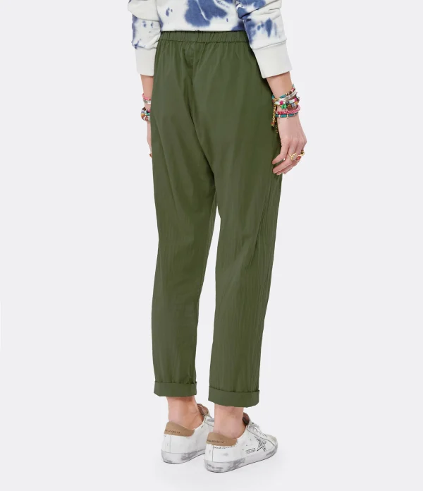 soldes en ligne XIRENA Pantalon Fin Draper Coton Vert Aloe 6