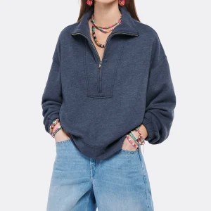 XIRENA Pull Oliver Bleu Navy soldes magasin 11