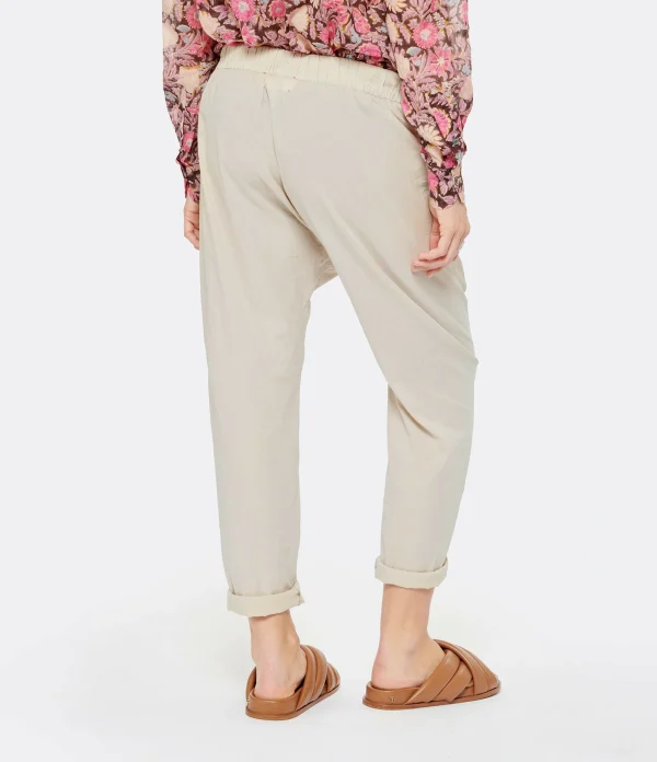 XIRENA Pantalon Draper Coton Beige en promotion 6