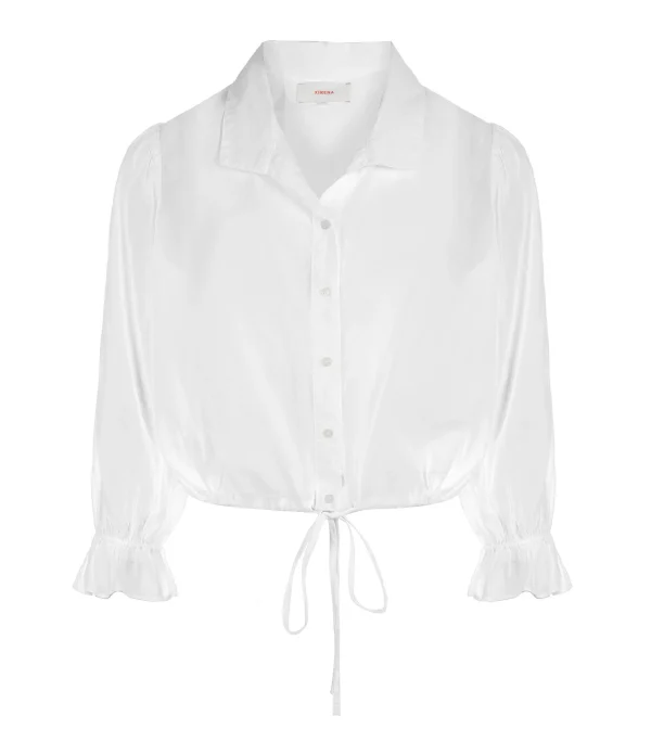 Service Clients Dédié XIRENA Chemise Elody Coton Blanc 1