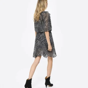 soldes pas cher Zadig & Voltaire Robe Roco Gris 12