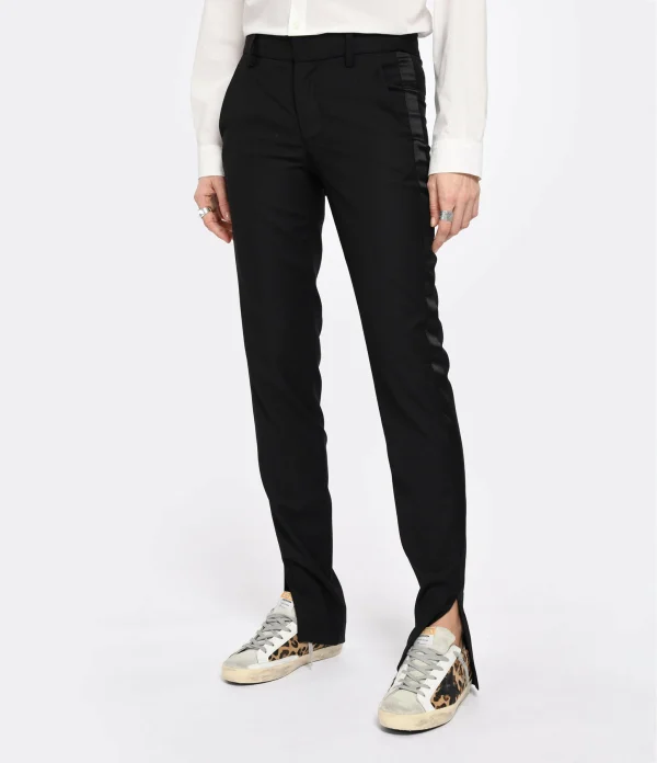 Nouvelle tendance Zadig & Voltaire Pantalon Prune Noir 5