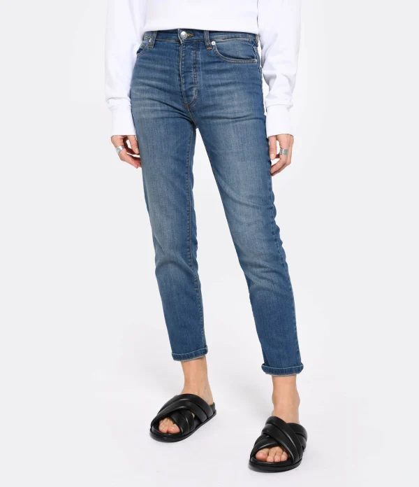 Top ventes Zadig & Voltaire Jean Mamma Denim Coton Bleu 4