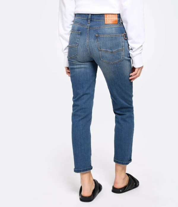 Top ventes Zadig & Voltaire Jean Mamma Denim Coton Bleu 5