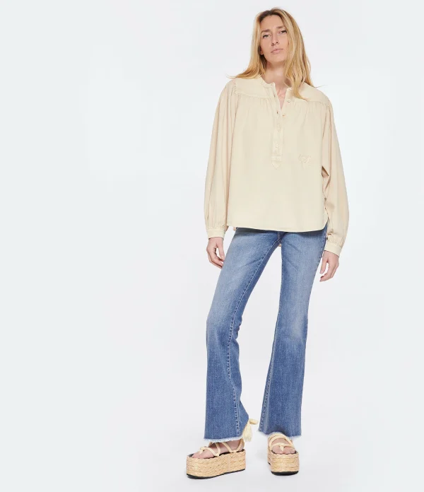 Zadig & Voltaire Blouse Tigy Coton Sugar mode pas cher 5