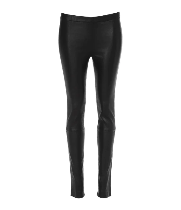 boutiqued en ligne Zadig & Voltaire Pantalon Pharel Cuir Noir 1