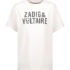 Zadig & Voltaire Tee-shirt Omma ZV Coton Rose Pastel grande promotion 17