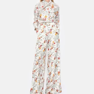 soldes Zimmermann Pantalon Large Imprimé Multicolore 11