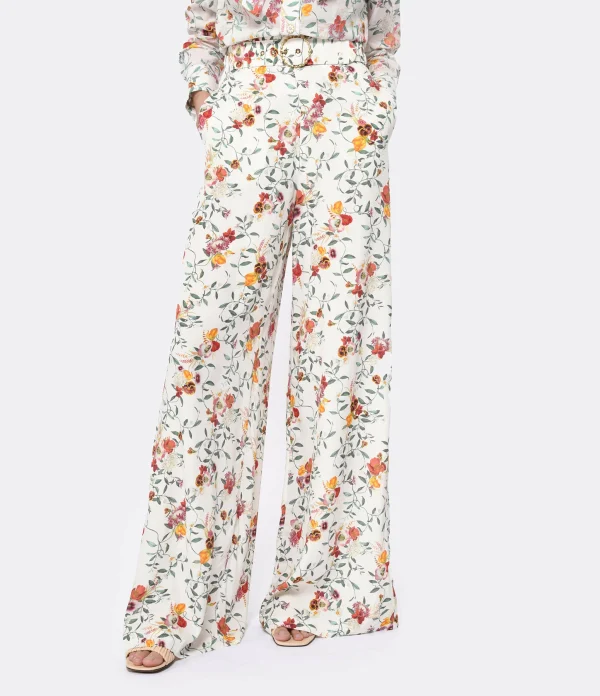 soldes Zimmermann Pantalon Large Imprimé Multicolore 5